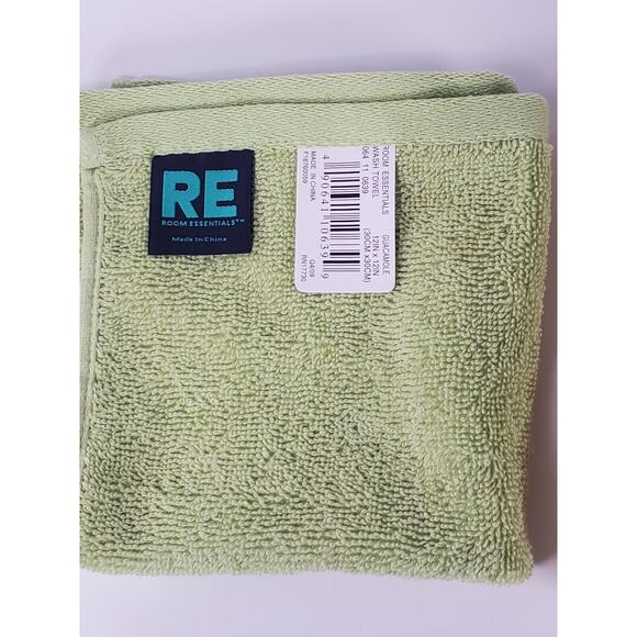 2 Room essentials wash towel 12in x 12 in 1 Guacamole 1 Pineapple NWT - Picture 3 of 8
